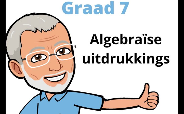  Wiskunde Quiz – Graad 7 (Algebraïsie Uitdrukkings)
